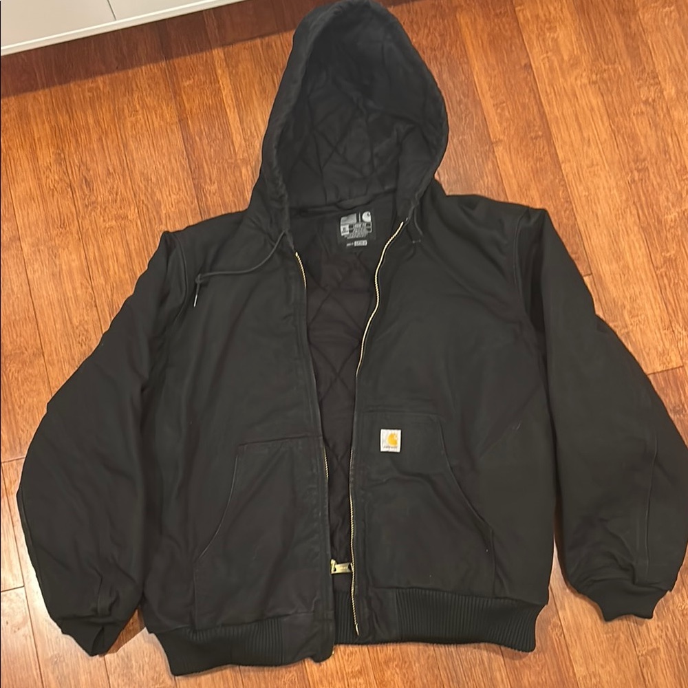 Carhartt Black Hooded Jacket